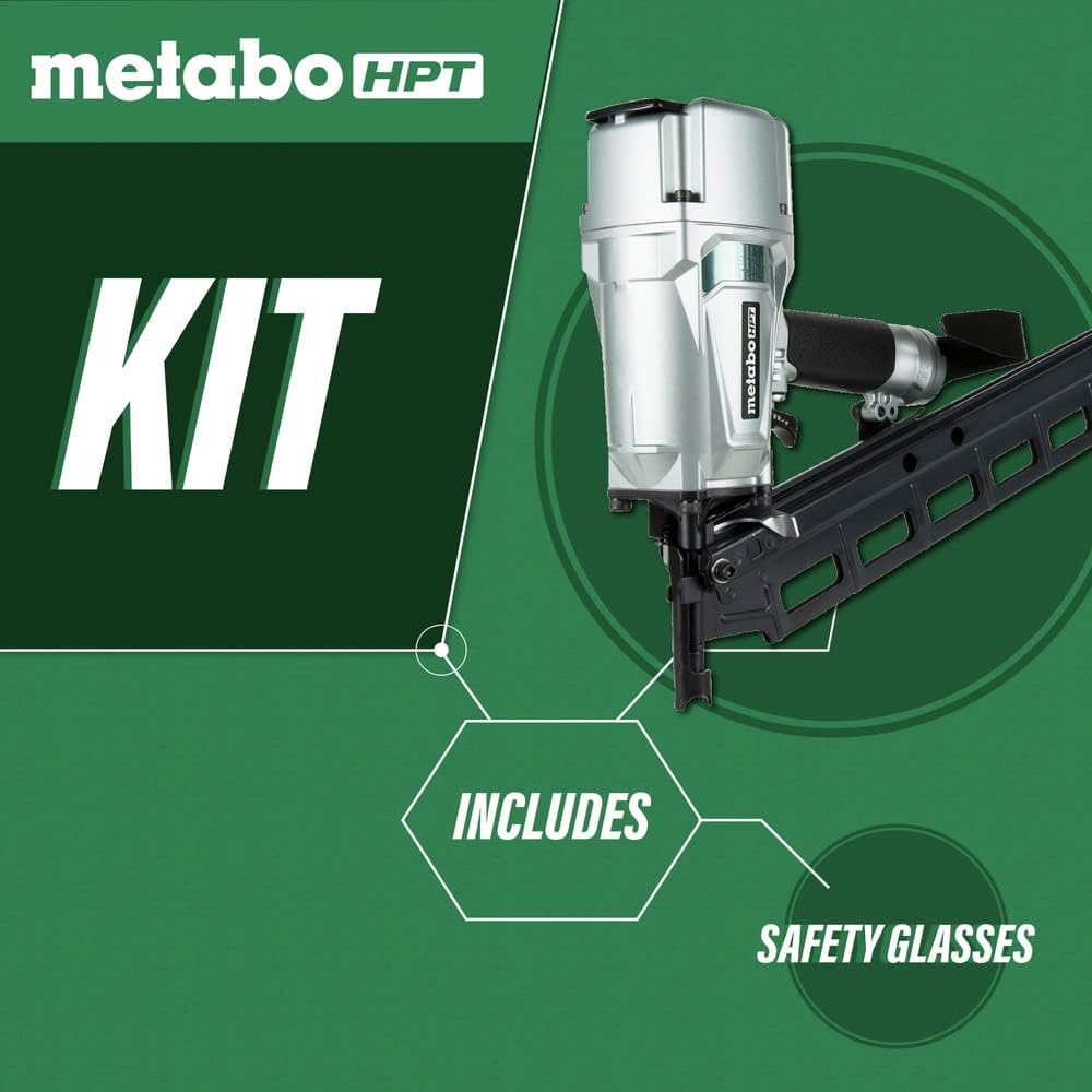 Metabo 2" up to 3-1/4" HPT Framing Nailer with Plastic Collated