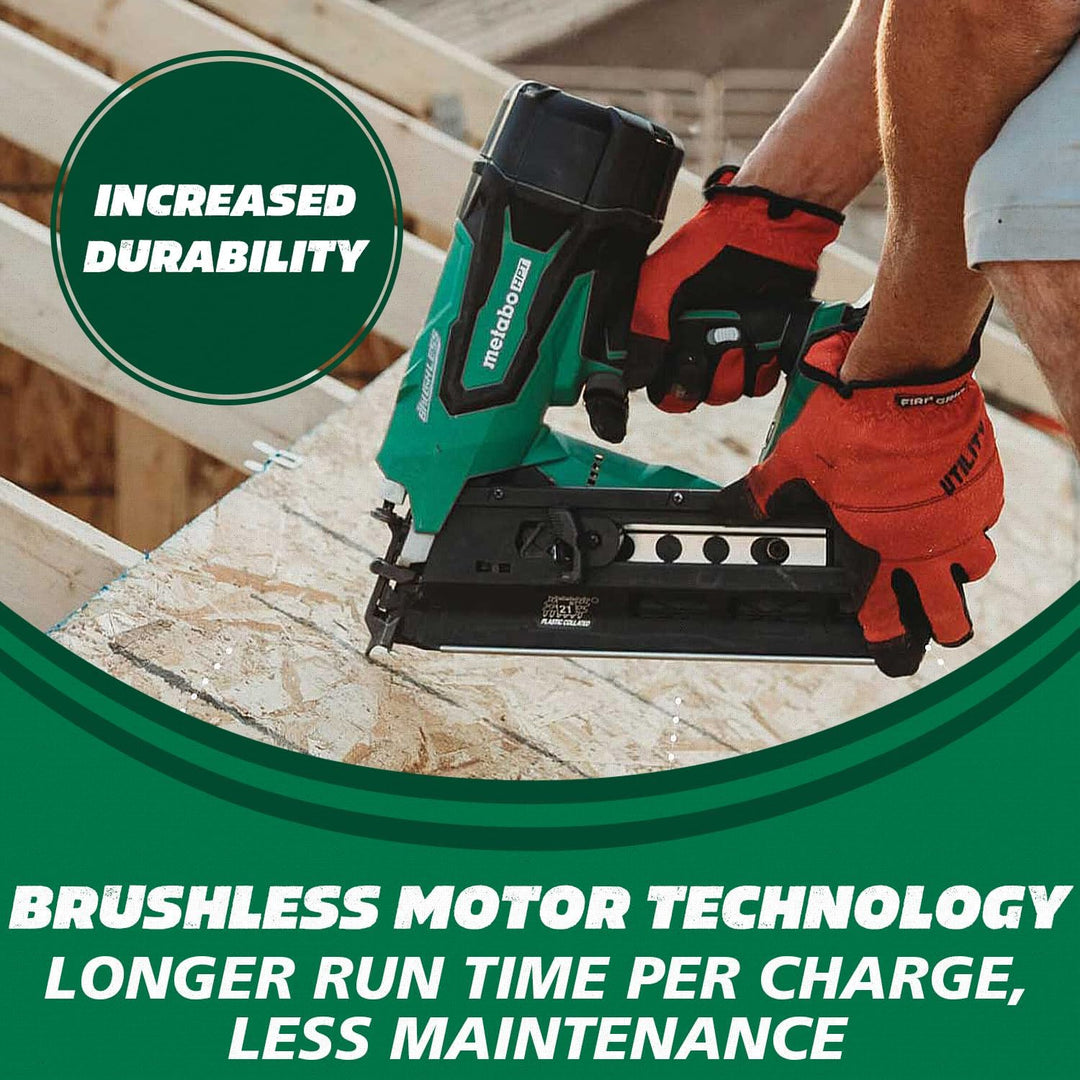 Metabo 2" to 3-1/2" HPT 18V MultiVolt Cordless Framing Nailer Kit