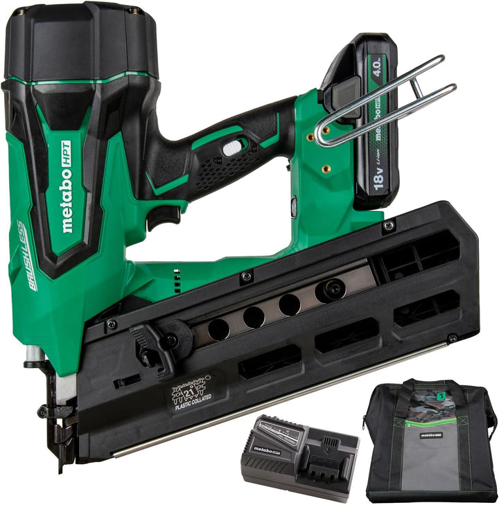 Metabo 2" to 3-1/2" HPT 18V MultiVolt Cordless Framing Nailer Kit