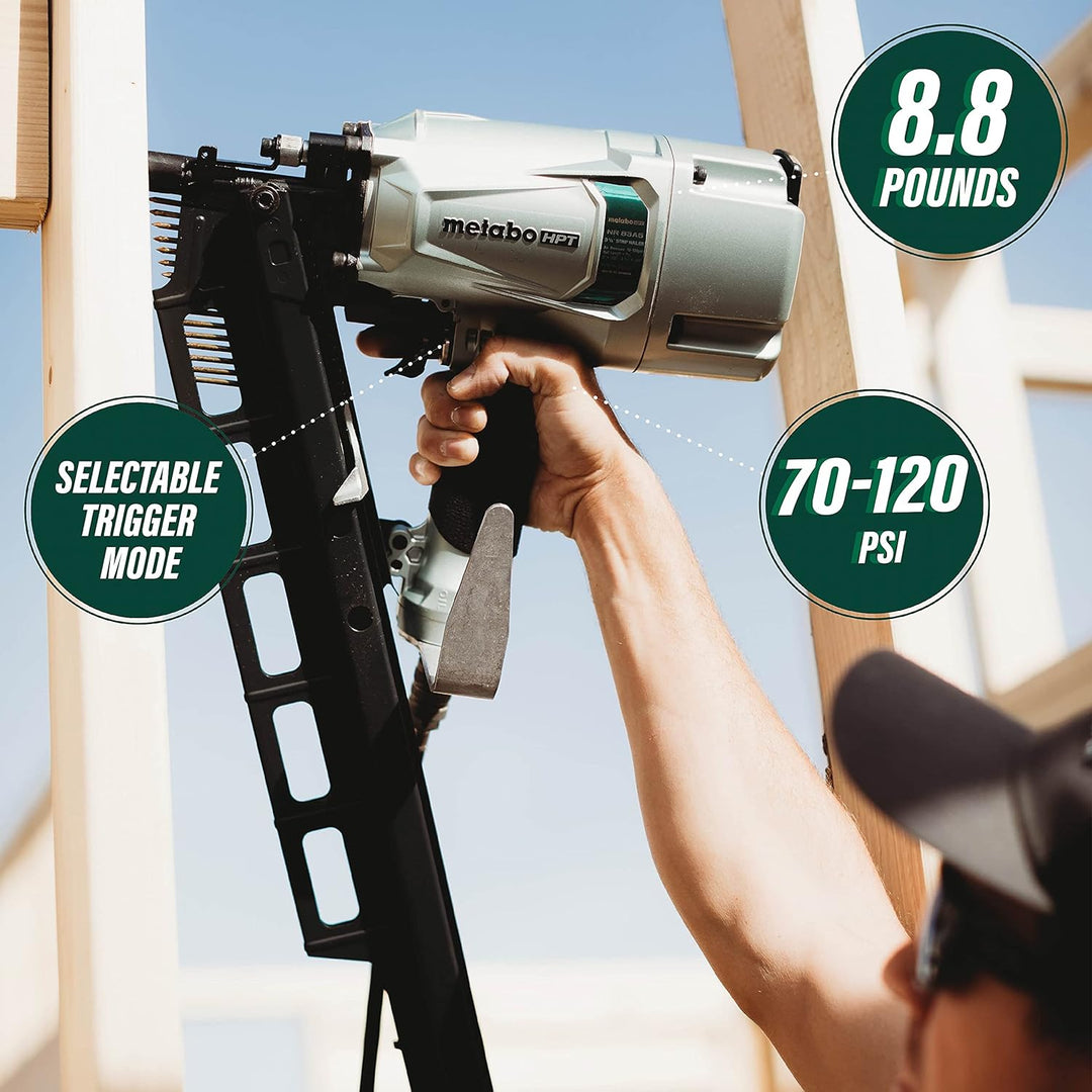 Metabo 2" to 3-1/4" HPT Framing Nailer