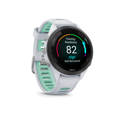 Garmin Forerunner265s Smartwatch - Whitestone & Neo Tropic