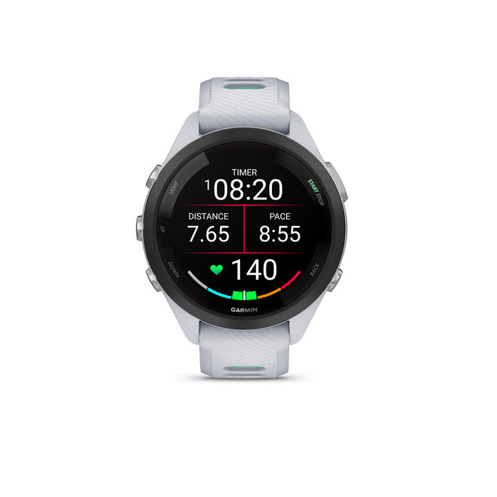 Garmin Forerunner265s Smartwatch - Whitestone & Neo Tropic