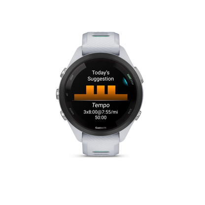 Garmin Forerunner265s Smartwatch - Whitestone & Neo Tropic