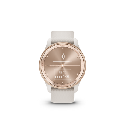 Garmin Vivomove Trend Smartwatch - Peach Gold