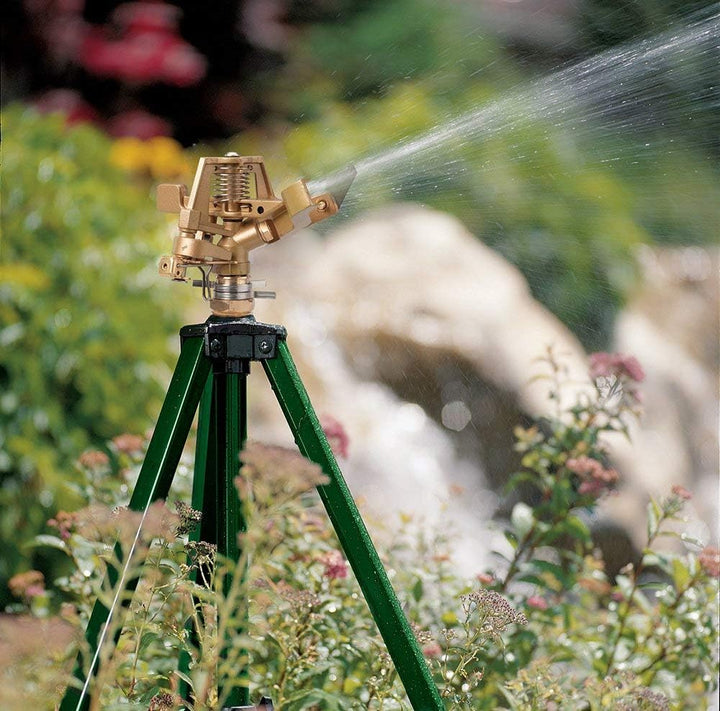 Orbit Zinc Impact Sprinkler on Tripod Base