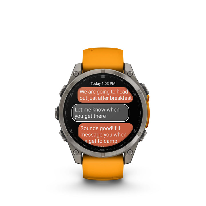 Garmin Fenix 8 47mm Amoled Sapphire - Spark Orange