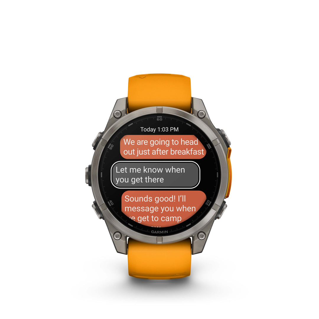 Garmin Fenix 8 47mm Amoled Sapphire - Spark Orange