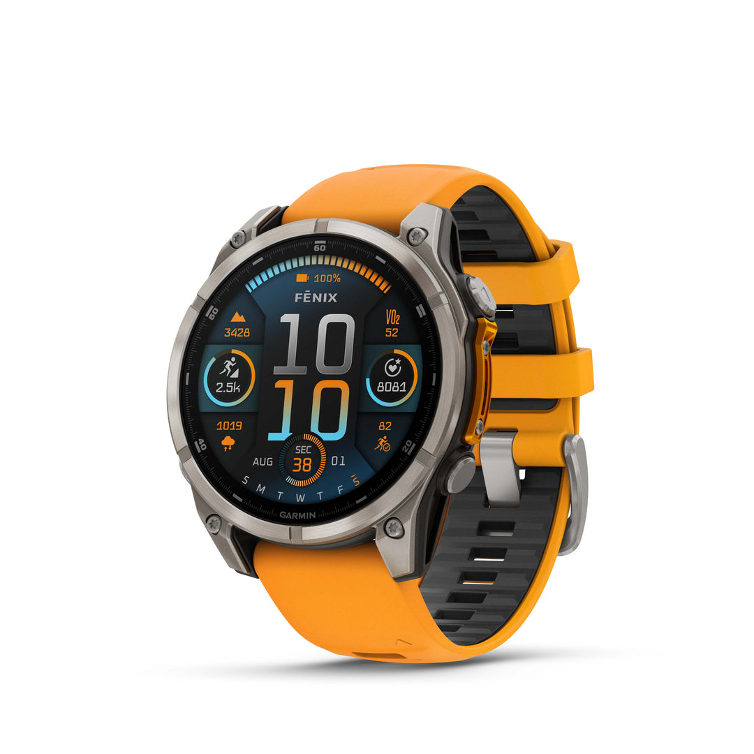 Garmin Fenix 8 47mm Amoled Sapphire - Spark Orange