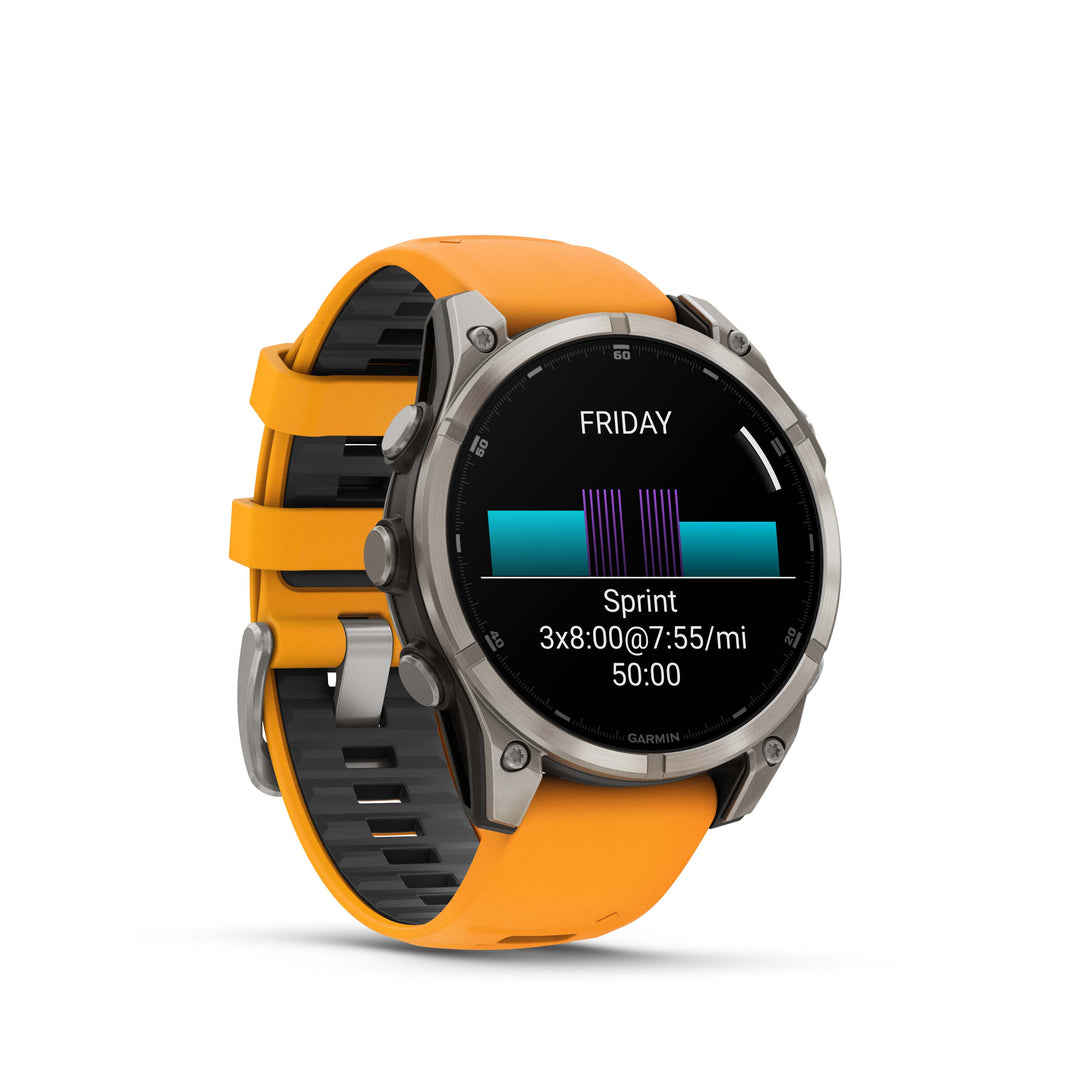 Garmin Fenix 8 47mm Amoled Sapphire - Spark Orange