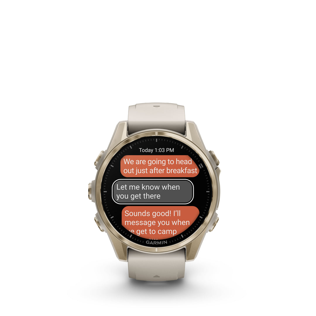 Garmin Fenix 8 43mm Amoled - Sapphire Soft Gold