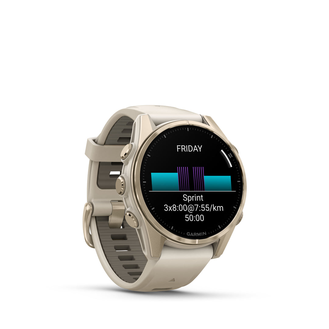 Garmin Fenix 8 43mm Amoled - Sapphire Soft Gold