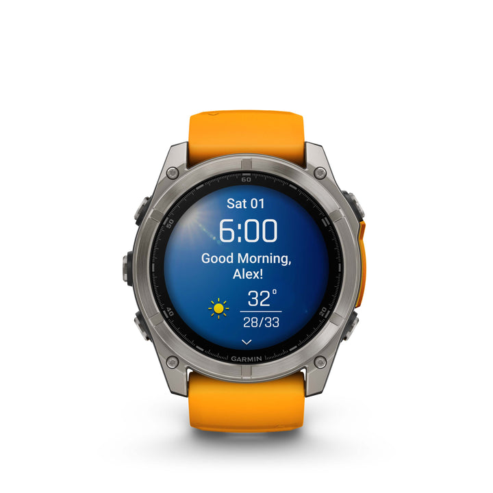 Garmin Fenix 8 51mm Amoled Sapphire - Spark Orange