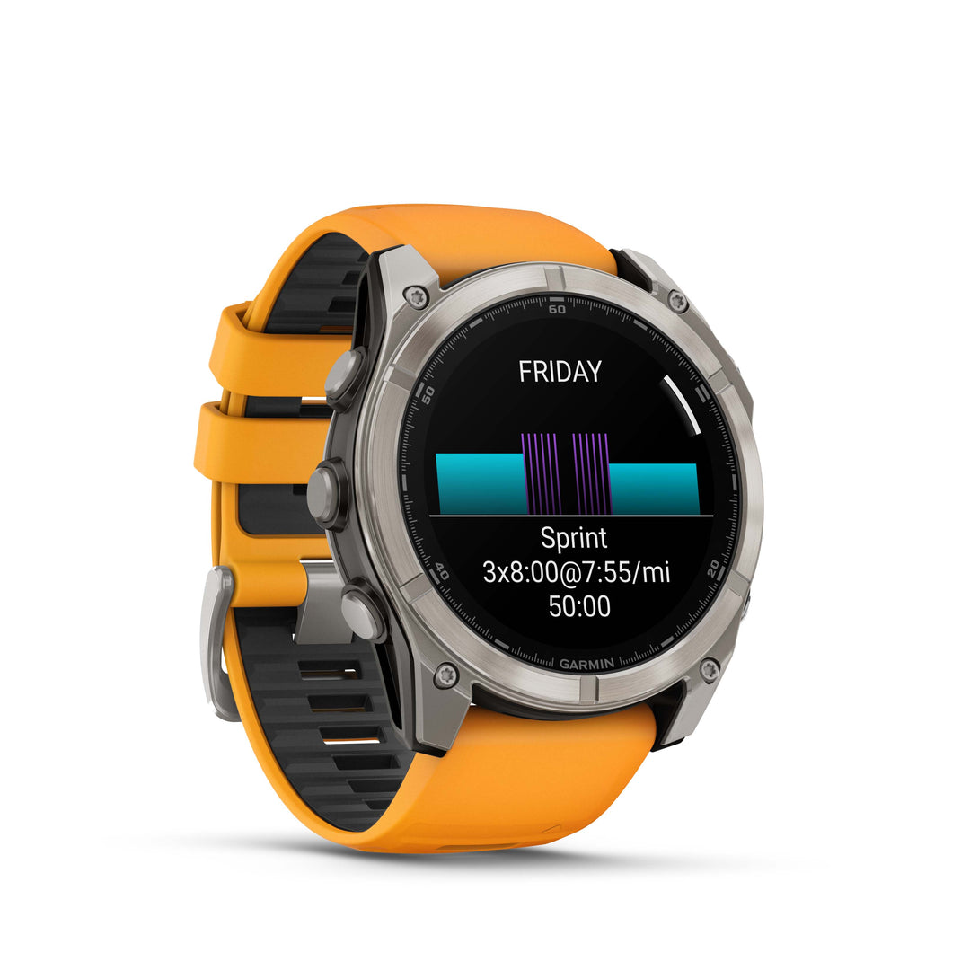 Garmin Fenix 8 51mm Amoled Sapphire - Spark Orange