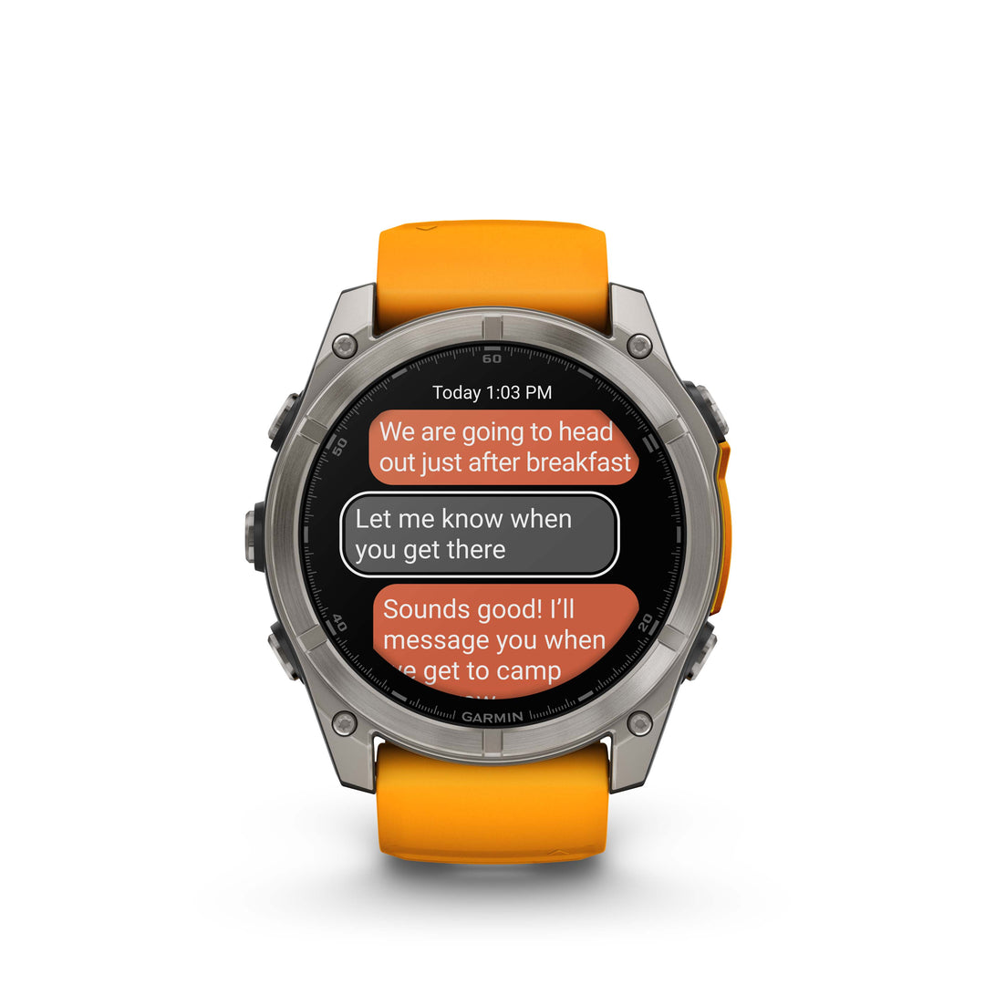 Garmin Fenix 8 51mm Amoled Sapphire - Spark Orange