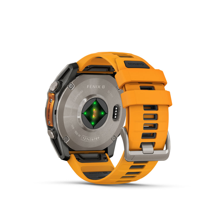 Garmin Fenix 8 51mm Amoled Sapphire - Spark Orange