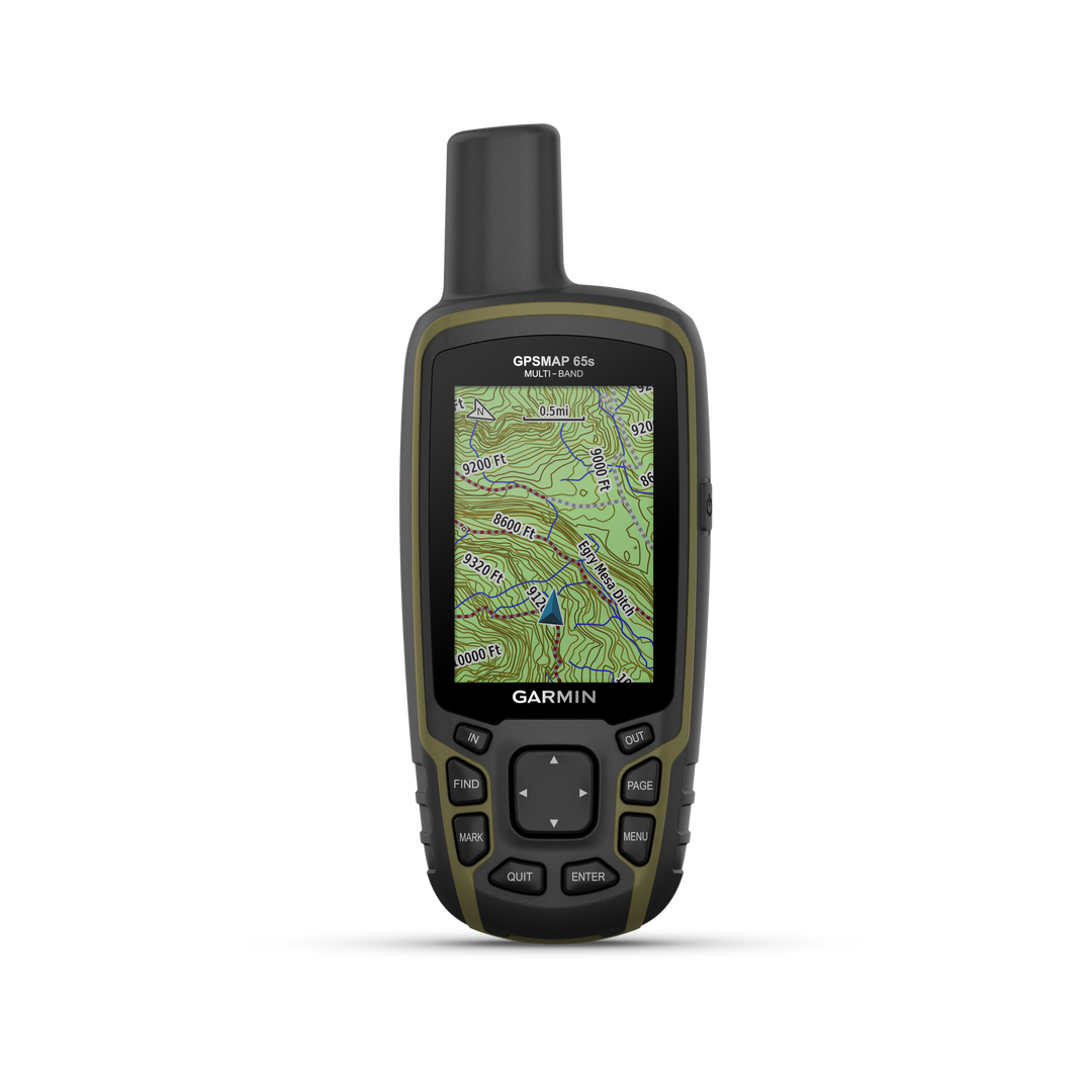 Garmin GPSMAP65S 2.6" Button-Operated Handheld with Altimeter and Compass Satellite Support - Color Display