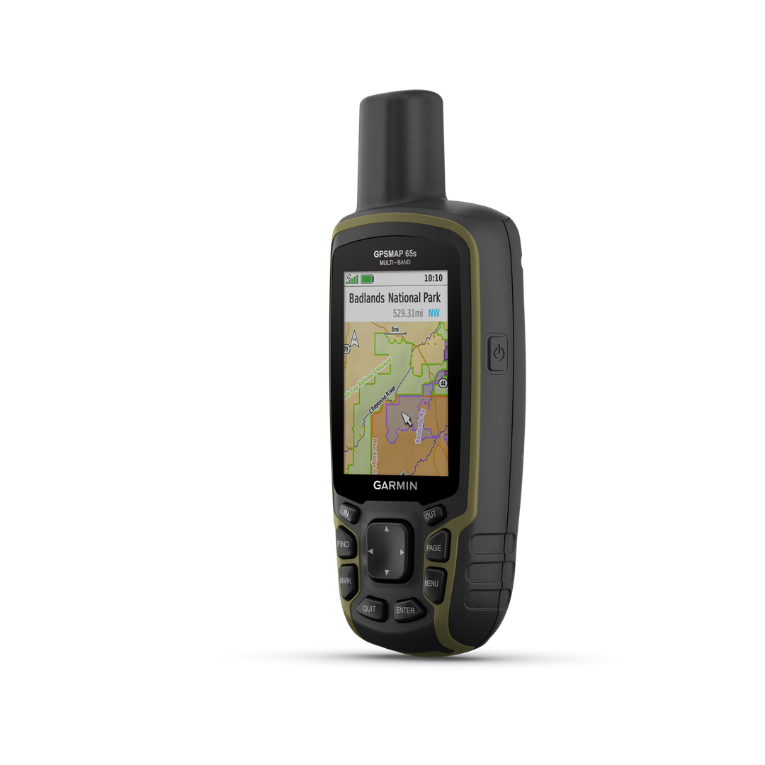 Garmin GPSMAP65S 2.6" Button-Operated Handheld with Altimeter and Compass Satellite Support - Color Display