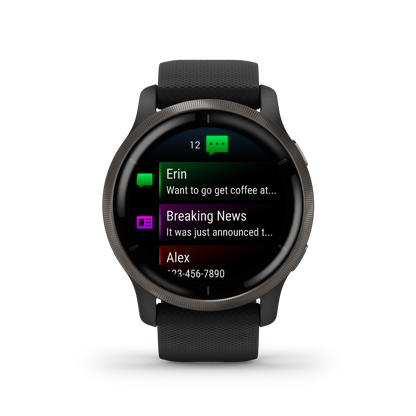 Garmin Venu 2 45mm Smartwatch Noir