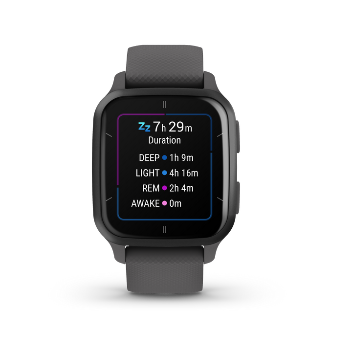 Garmin Venu Sq 2 GPS Smartwatch - Slate & Shadow Gray