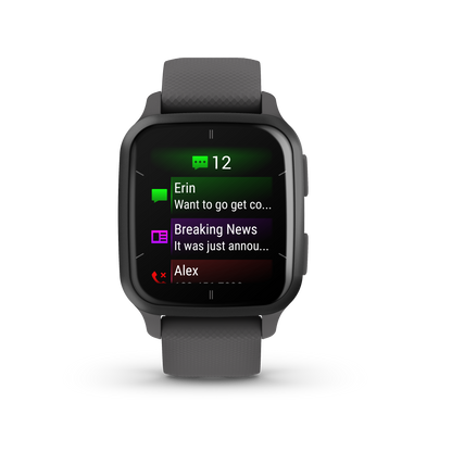 Garmin Venu Sq 2 GPS Smartwatch - Slate & Shadow Gray