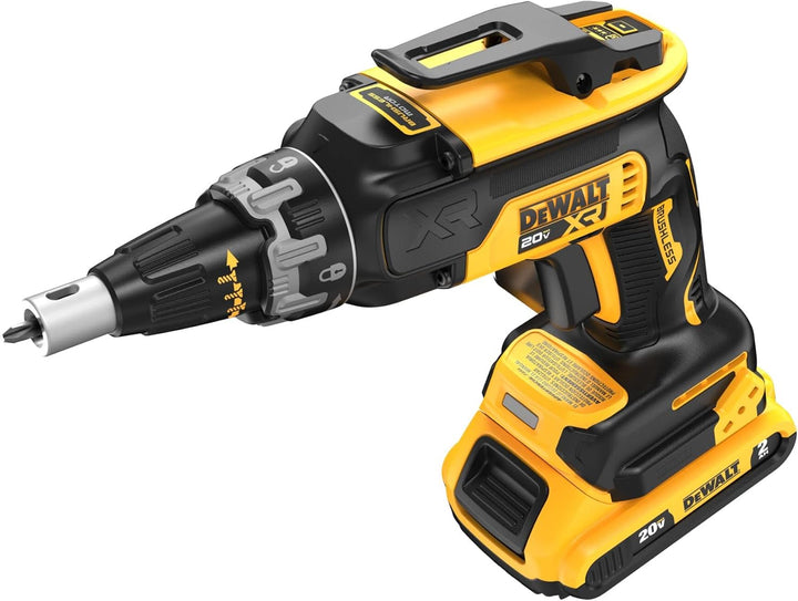 Dewalt 20V Max Drywall Screwgun with 2 Ah Batteries and Charger