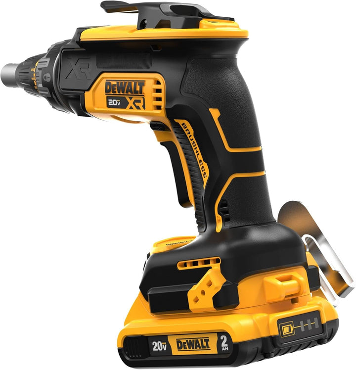 Dewalt 20V Max Drywall Screwgun with 2 Ah Batteries and Charger