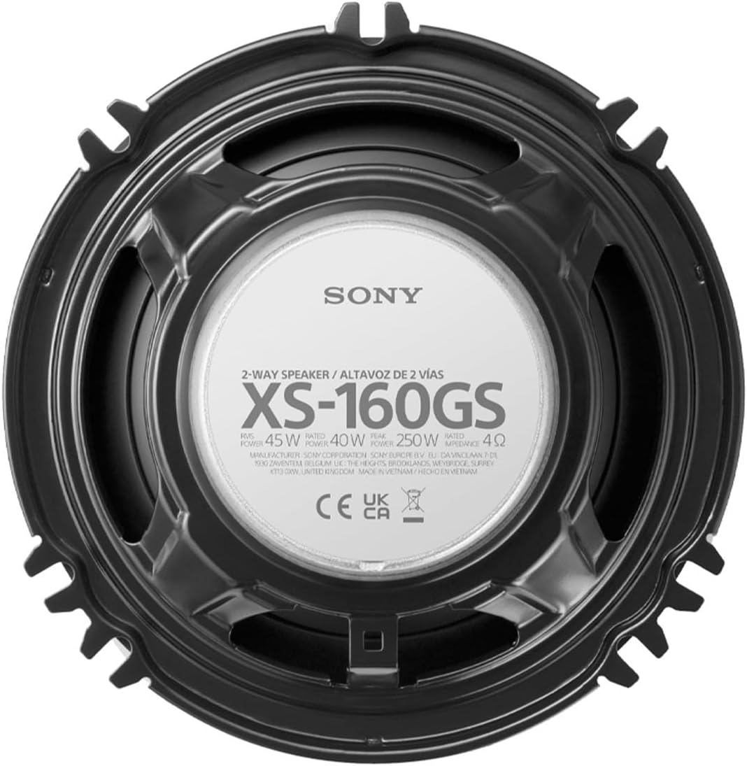 Sony 6.5" 2-Way Coaxial Speakers - Pair - Black