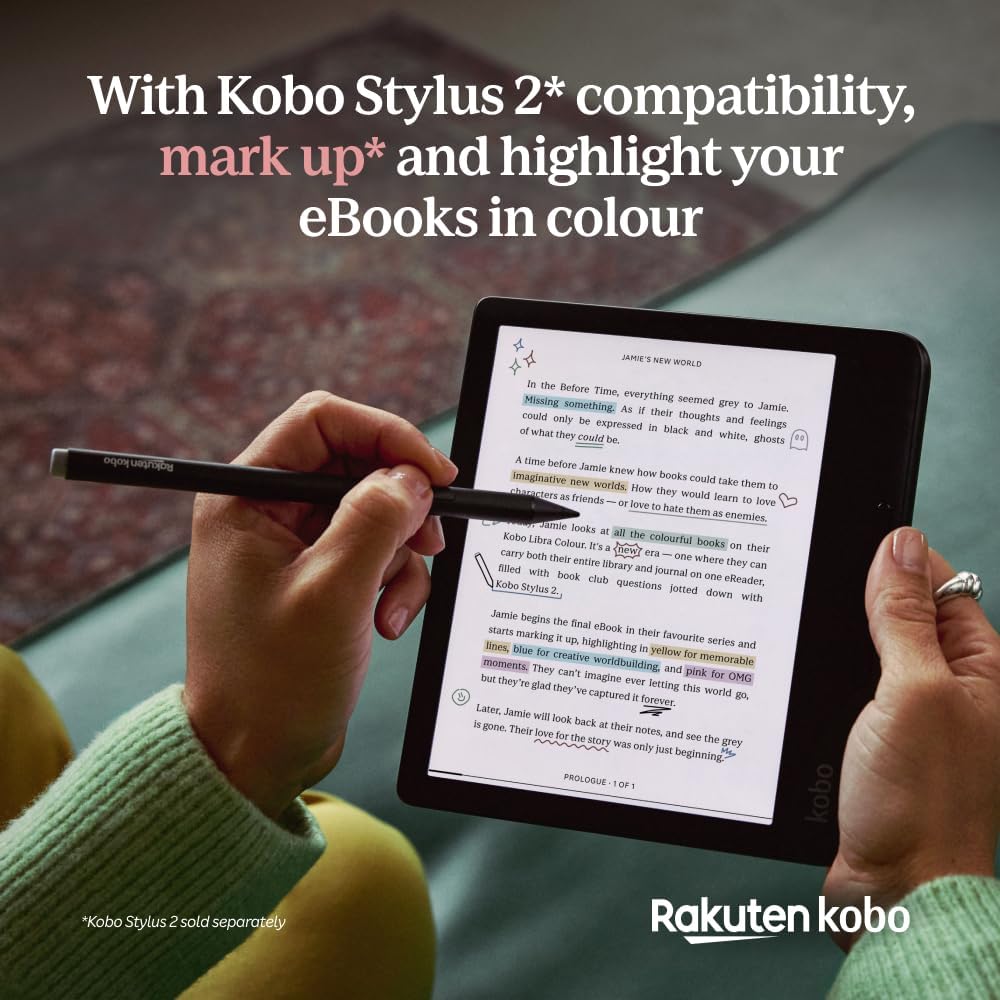 Kobo Libra Colour 7” Audiobooks Waterproof - Black