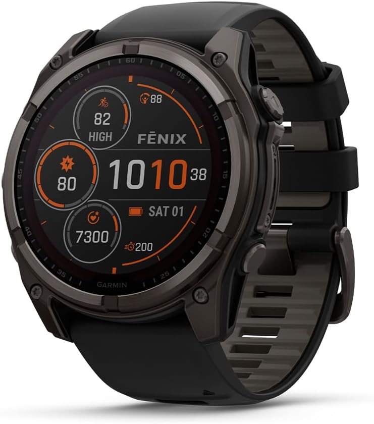 Garmin Fenix 8 51mm Amoled Sapphire-  Carbon Gray