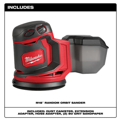 Milwaukee M18 Outils électriques Ponceuse orbitale aléatoire