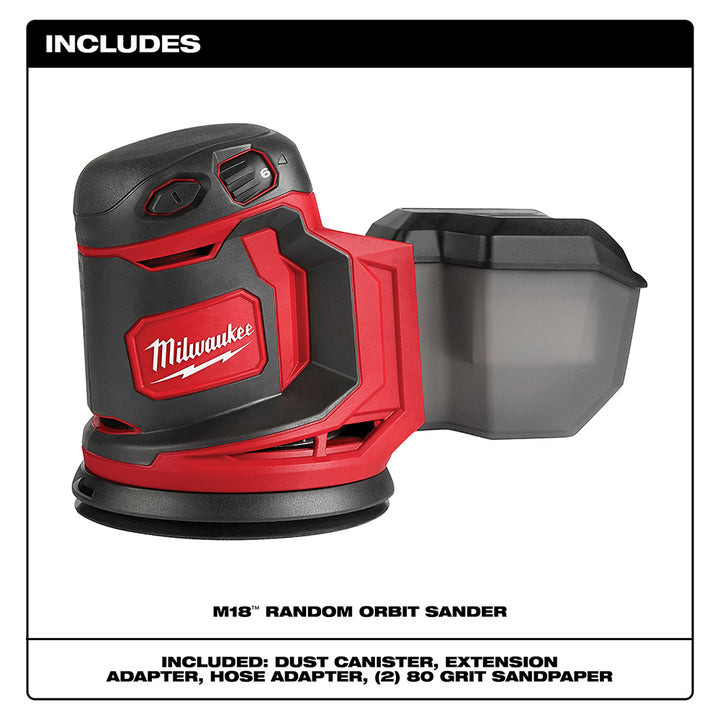 Milwaukee M18 Electric Tools Random Orbit Sander