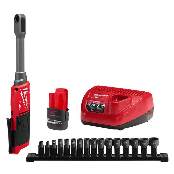 Milwaukee M12 Extended Reach Box Ratchet