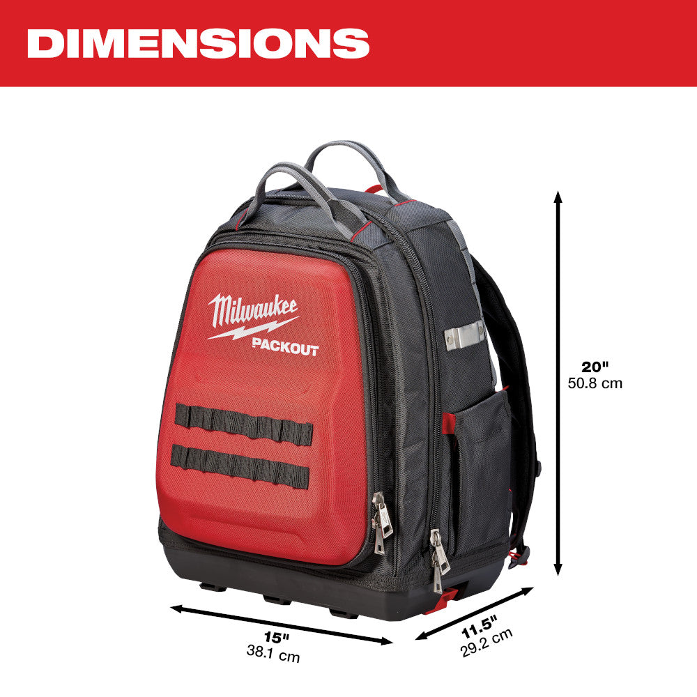 Milwaukee PACKOUT™ Tool Backpack - Ultimate Jobsite Storage Solution