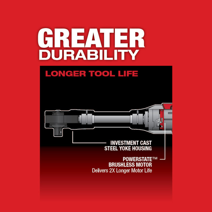 Milwaukee 3/8" Extended Reach Ratchet 1 -Battery Kit