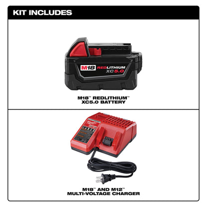 Kit de démarrage Milwaukee M18 XC 5.0