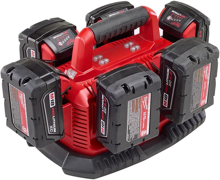 Milwaukee 48-59-1806 M18 Packout Six Bay Rapid Charger