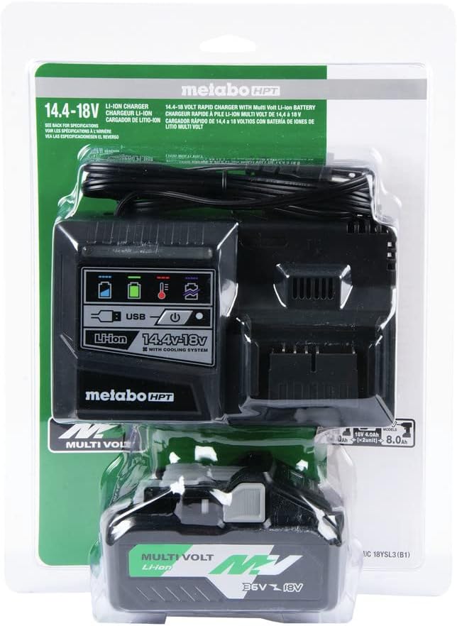 Metabo 36V 18V HPT Multi Volt Battery and Charger Starter Kit