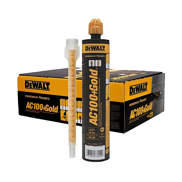 Dewalt AC100 Gold Shot Acrylic Epoxy Adhesive - 12 pack