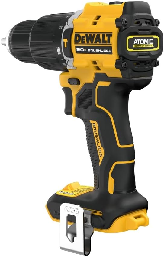 Dewalt 1/2" Max Atomic 20V Lithium-Ion Brushless Cordless hammer Drill - Tool Only