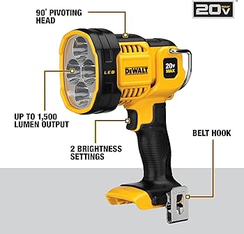 Dewalt 20V Max Led Spotlight