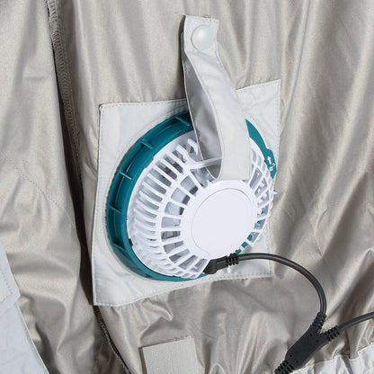 Makita 18V LXT Lithium-Ion sans fil Veste ventilée résistante aux UV - S - Blanc