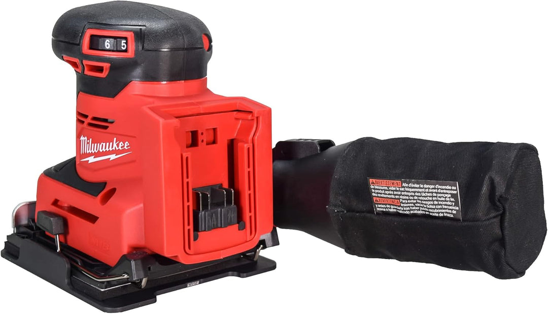 Milwaukee M18 18V Lithium-Ion Cordless 1/4" Sheet Orbital Sander - Tool Only