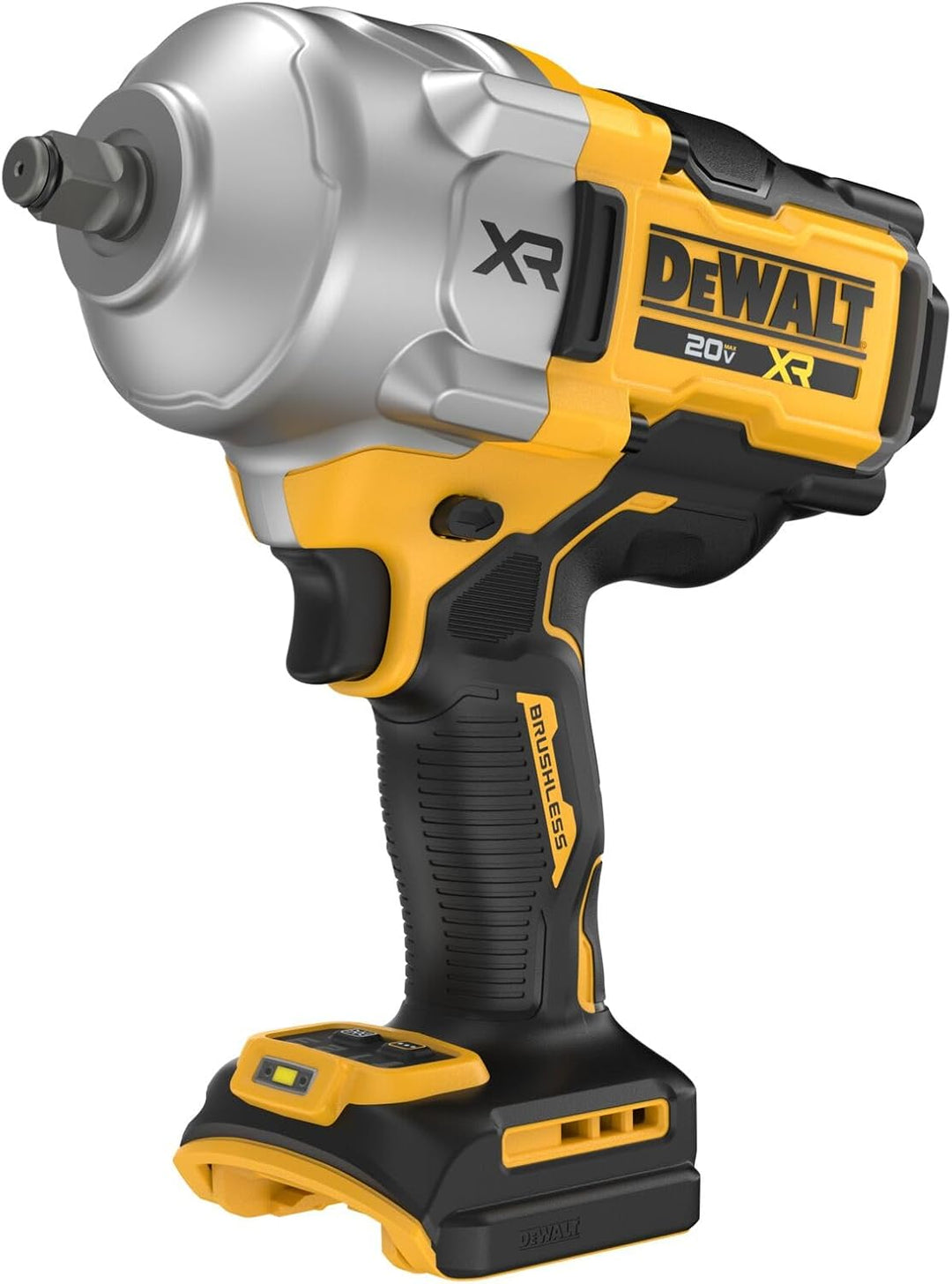 Dewalt 20V MAX Cordless Impact Wrench, 1/2" Hog Ring, High Torque, Brushless, Bare - Tool Only