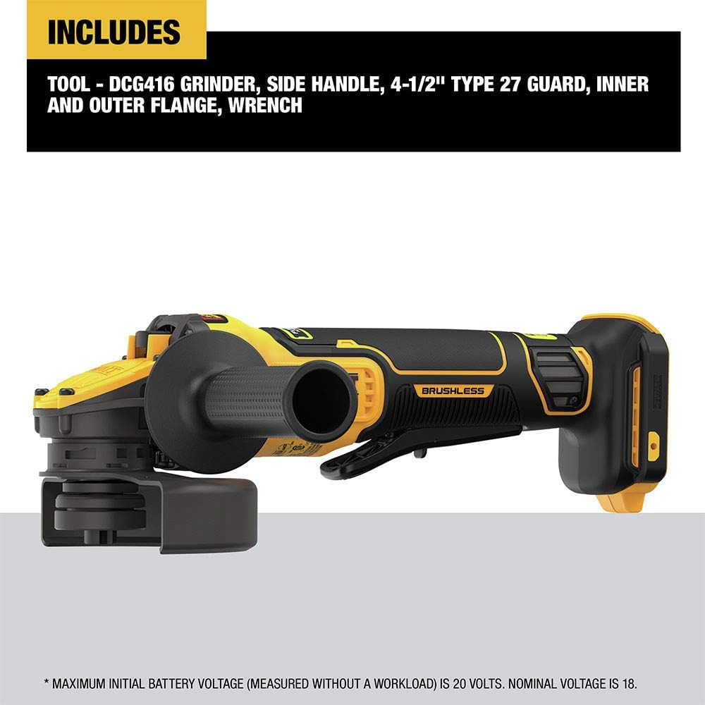 Dewalt 20V Max Angle Grinder- Tool Only