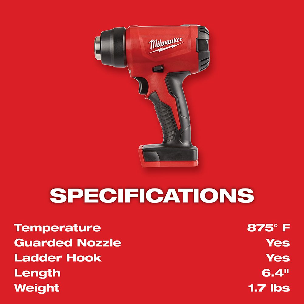 Milwaukee Electric Cordless Heat Gun Tool