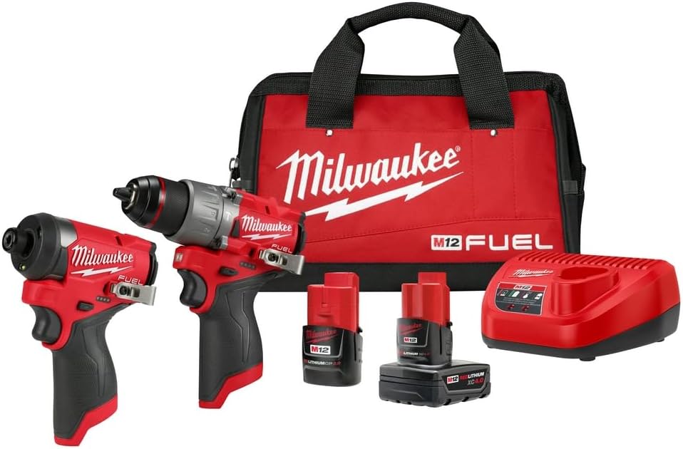 Milwaukee M12 Drill & Impact Kit