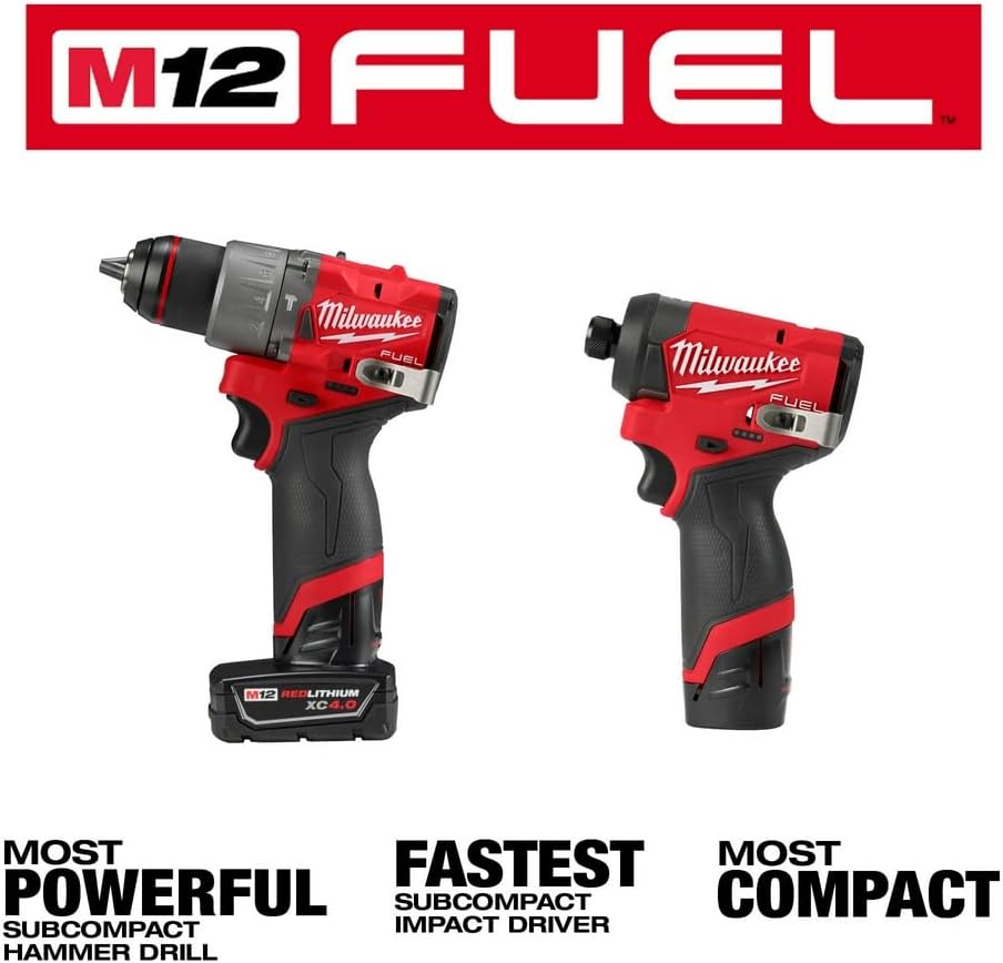 Milwaukee M12 Drill & Impact Kit