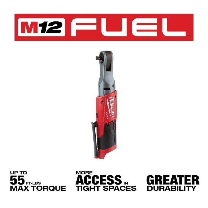 Milwaukee M12 Fuel 3/8" Electric Ratchet - Tool Only