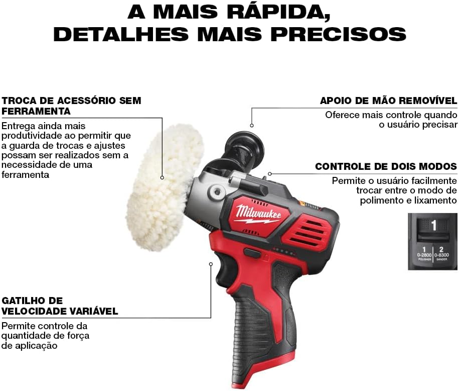 Milwaukee Cordless Polisher - Tool Only