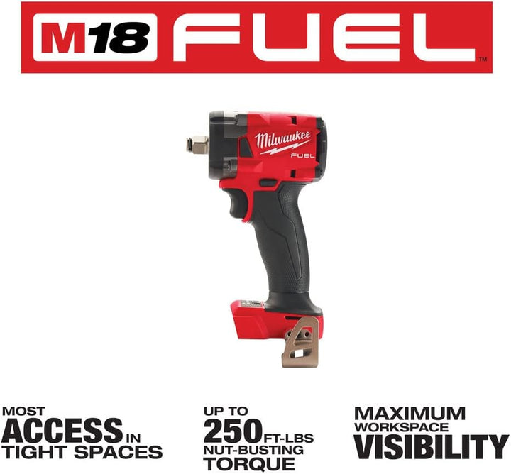 Milwaukee 18V 1/2" Brushless Cordless Impact Wrench with Friction Ring